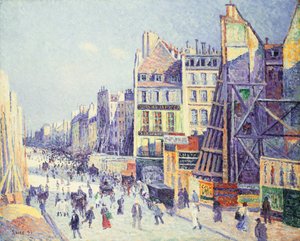Rua Reaumur, 1897 de Maximilien Luce