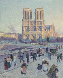 O Quai Saint-Michel e a Notre-Dame de Maximilien Luce