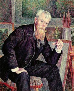 Retrato de Henri Edmond Cross (1856-1910) 1898 (ver 20769) de Maximilien Luce