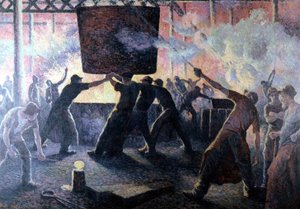 A Fundição por Maximilian de Maximilien Luce