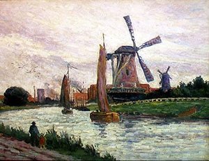 O moinho de vento de Maximilien Luce
