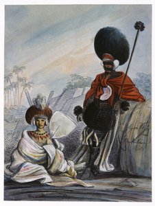 Casal indígena das Ilhas Marquesas