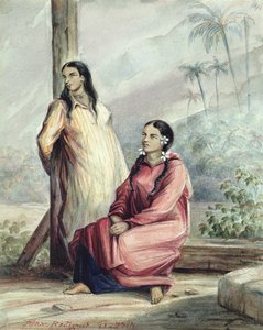 Duas mulheres taitianas, c.1841-48