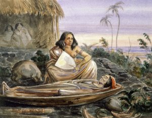 Veillee funebre na Oceania de Maximilien Radiguet