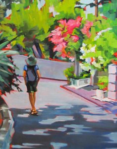 Passeio pelo jardim de verão de Maxine Shore