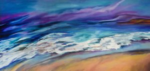 Ondas do mar vibrantes de Maxine Shore