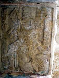 Lintel, período clássico tardio (600-900 dC)