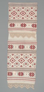 Tecido cerimonial, c.1940-1960 (algodão) de Mayan Mayan
