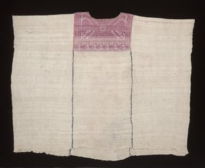 Cofradia huipil, provavelmente c.1875 (algodão, seda) de Mayan Mayan