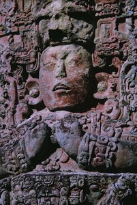 Stele in Grand Plaza (pedra) (detalhe de 231827) de Mayan Mayan