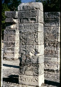 Escultura em pedra (pedra) de Mayan Mayan