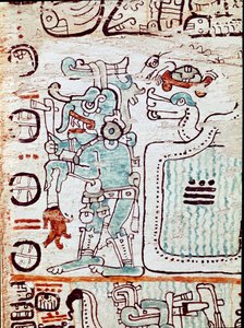 O códice de Madrid ou códice tro cortesiano, trata de horóscopo e tabelas astrológicas, relatórios em Espanha de Hernan Cortes (1485-1547). Miniaturas pintadas