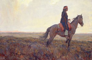 O Navajo (óleo sobre tela)
