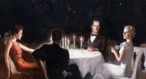 Jantar sob as estrelas de McClelland Barclay