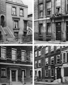 Quatro casas de Londres de homens famosos, Londres, 1926-1927. de McLeish