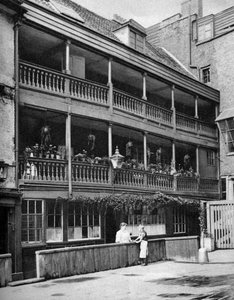 The George, estalagem do século XVII, Southwark, Londres, 1926-1927