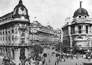 A entrada ocidental do Crescente Aldwych, Londres, 1926-1927 de McLeish