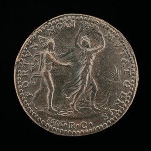 Apollo Pursuing Daphne [marcha atrás], 1556. de Medallist R.C.