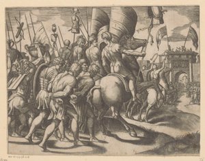 Triunfo de Scipio de Meester van de Dobbelsteen