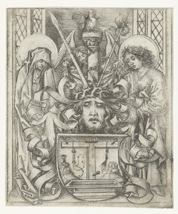 Brasão de armas com o Arma Christi
