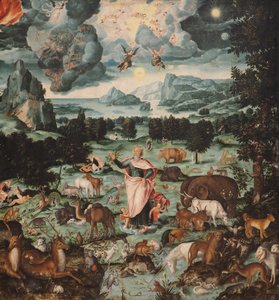 A criação do mundo, 1575 de Melchior Bocksberger