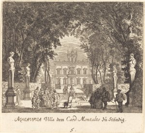 Vila Aquaviva de Melchior Küsel after Johann Wilhelm Baur