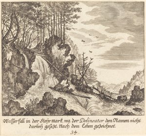 Cascata de Melchior Küsel after Johann Wilhelm Baur