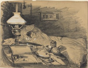 O estúdio do artista de Melchior Lechter