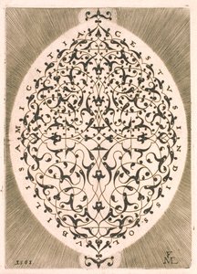 Arabesco oval de Melchior Lorck