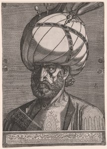 Retrato de Ismail, embaixador do Xá persa Tahmasp I de Melchior Lorck