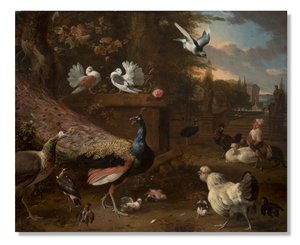 Menagerie, c.1680 de Melchior de Hondecoeter