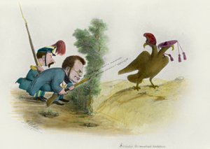 A Questão Romana: Contagem da Caricatura Cavour, c.1860