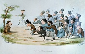O fim de um caricaturista, 1860