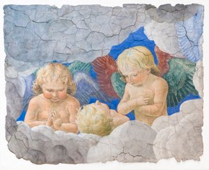 Querubins, por volta de 1480 de Melozzo da Forli