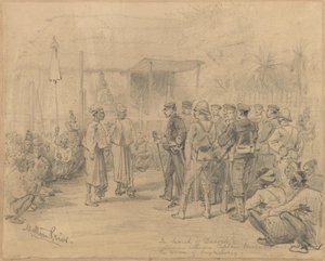 Em busca de Dacoits, c.1885 de Melton Prior