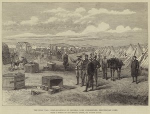 A Guerra Zulu, Head-Quarters do General Lord Chelmsford, Erzungayan Camp de Melton Prior