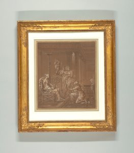 Desenho, Design de papel de parede de Merry Joseph Blondel