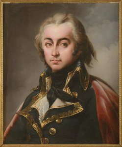 Jean Baptiste Cyrus de Timbrune de Thiembronne, Comte de Valence (1752-1822), dit Valence - de Blondel, Merry Joseph (1781-1853). Óleo sobre tela. Dimensão : 65x54 cm. Coleção Privada de Merry Joseph Blondel