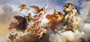 A França vitoriosa em Bouvines (1214) de Merry Joseph Blondel