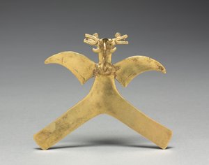 Pingente de pássaro, c. 1000-1550 (ouro fundido)
