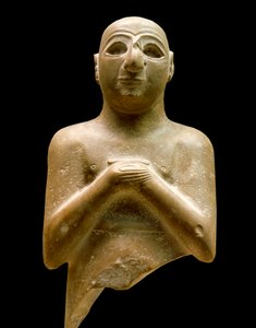 Arte da Mesopotâmia: estátua de lugaldalu (orant).