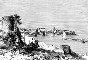 Rabat e a foz do rio Bu-Regrag, Marrocos, 1895.