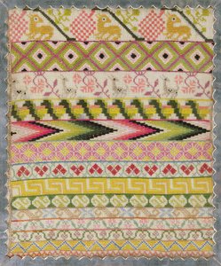 Amostrador de bordados (algodão) de Mexican School