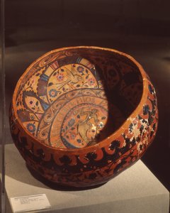 Jicapestle (cabaça pintada) de Mexican School