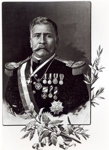Retrato de Porfirio Diaz (1830-1915) de Mexican School