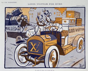 Publicidade para Louis Vuitton por Mich (Michel Liebeaux