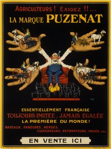 Os agricultores! demanda !! ... a marca essencialmente francesa Puzenat.