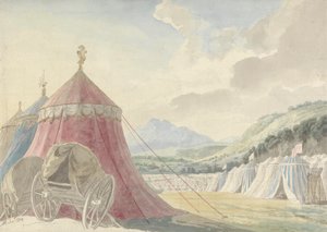 Design para o Teatro Haymarket: "The Battle of Hexham", de Colman, o Jovem
