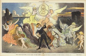 Centenário do nascimento de Victor Hugo, ilustração para Le Rire