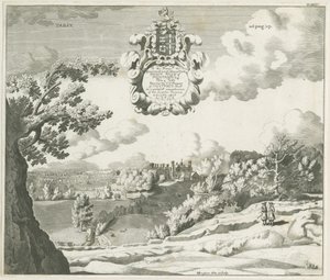 Prestwood Hall: gravura, nd [1753-1827] de Michael Burghers